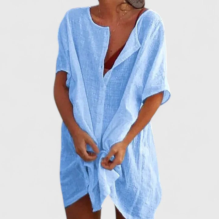Elegantes Tunikakleid Damen – Sommerkleid für Jeden Anlass, Vielseitig und Schmeichelhaft, Perfekt für Warme Tage - Image 9