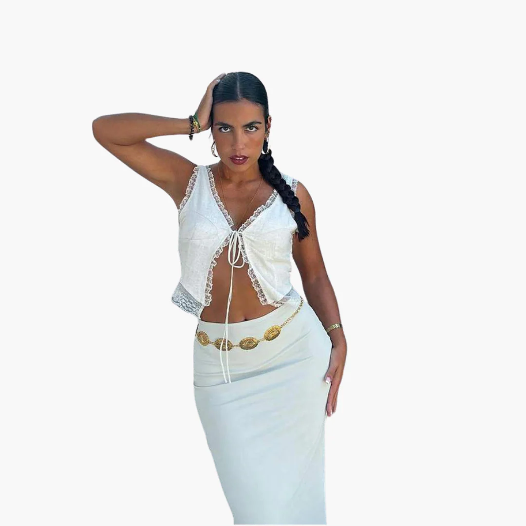 Elegantes V-Ausschnitt Top - Damen Oberteil für den Sommer - Image 3