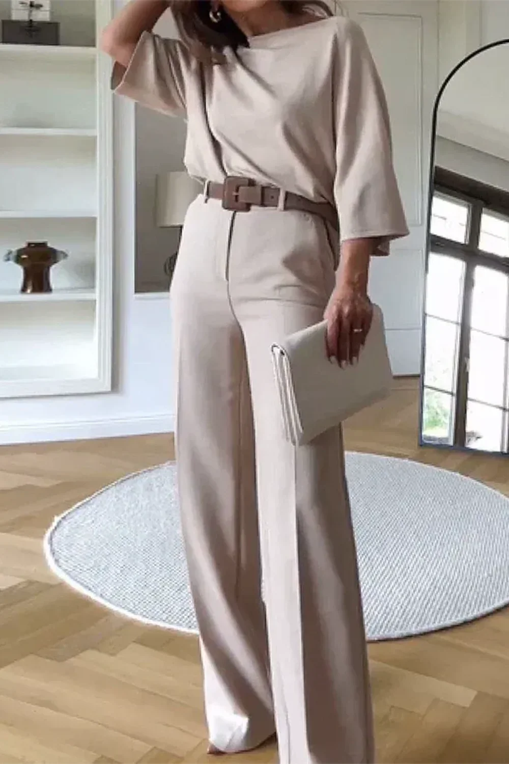 Elegantes Vintage-Set für Damen | Hose und oberteil - Image 2