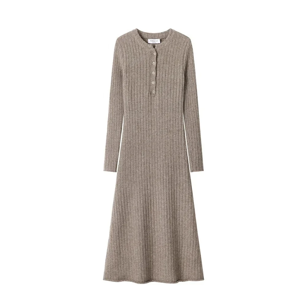 Elegantes Vintage-Strickkleid für Damen - Image 5