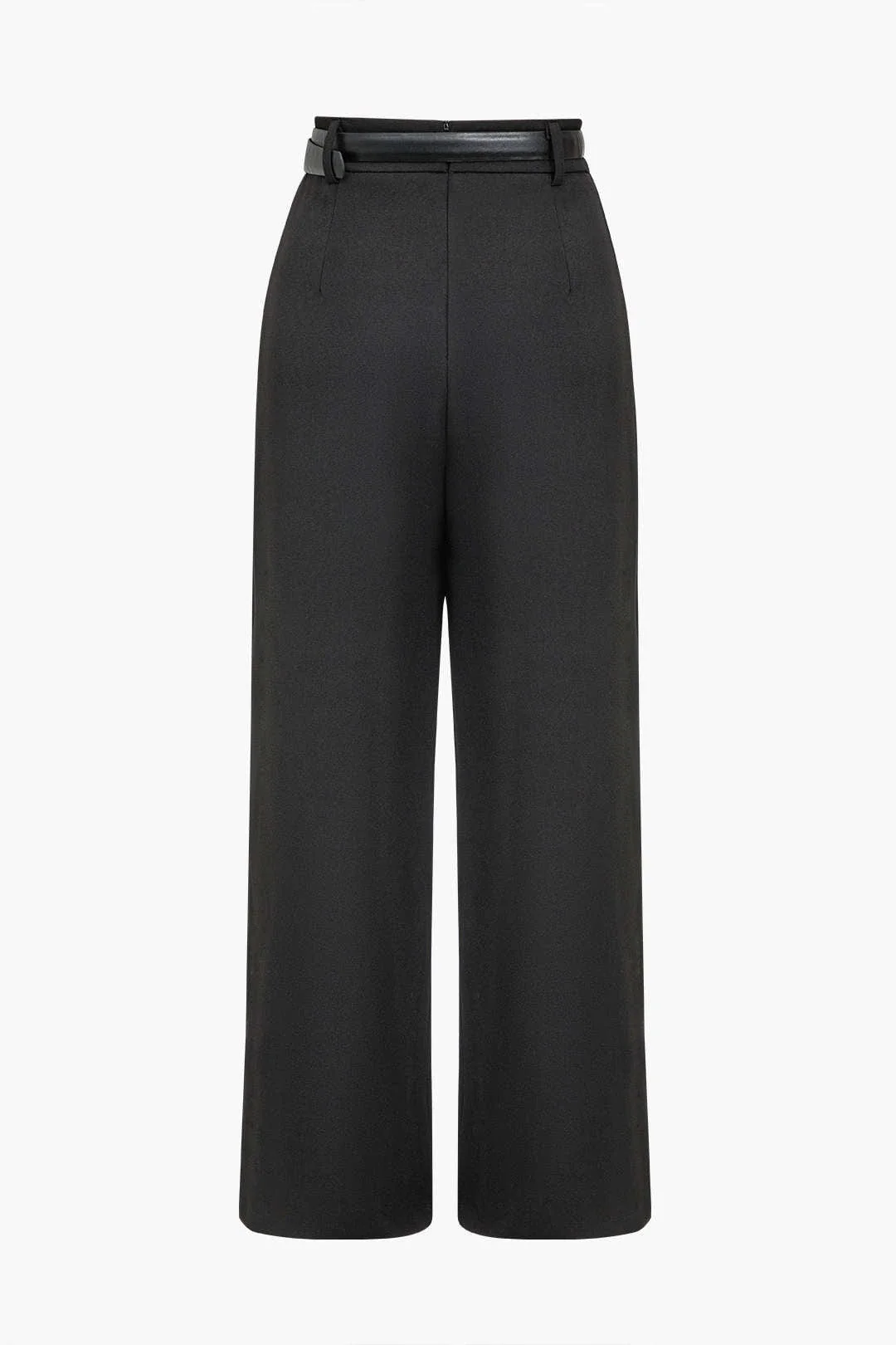 Elena | Elegante High-Waist Hose mit Wickeldetail - Image 2