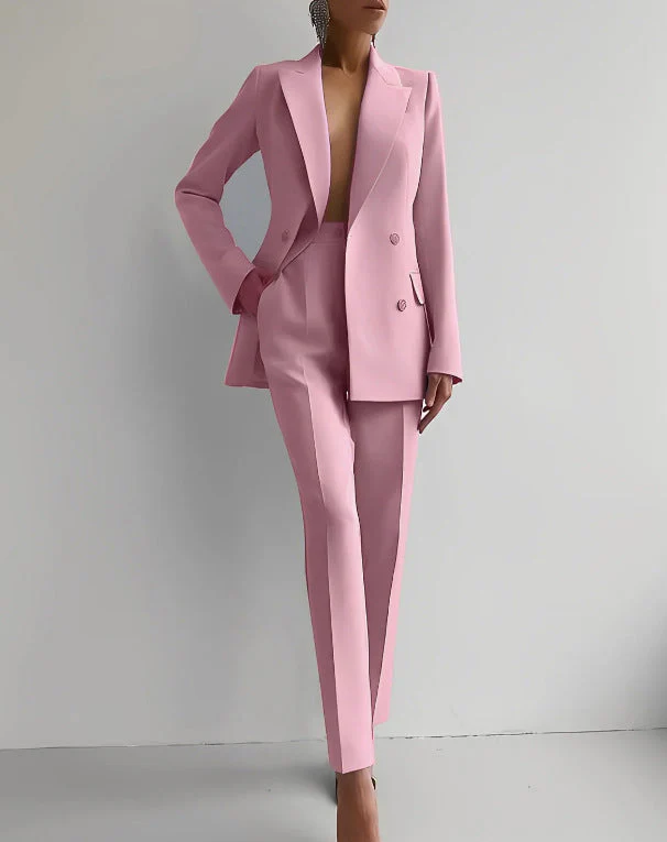Elena – Eleganter Zweiteiliger Anzug Mit Blazer Und Schmaler Hose - Image 5