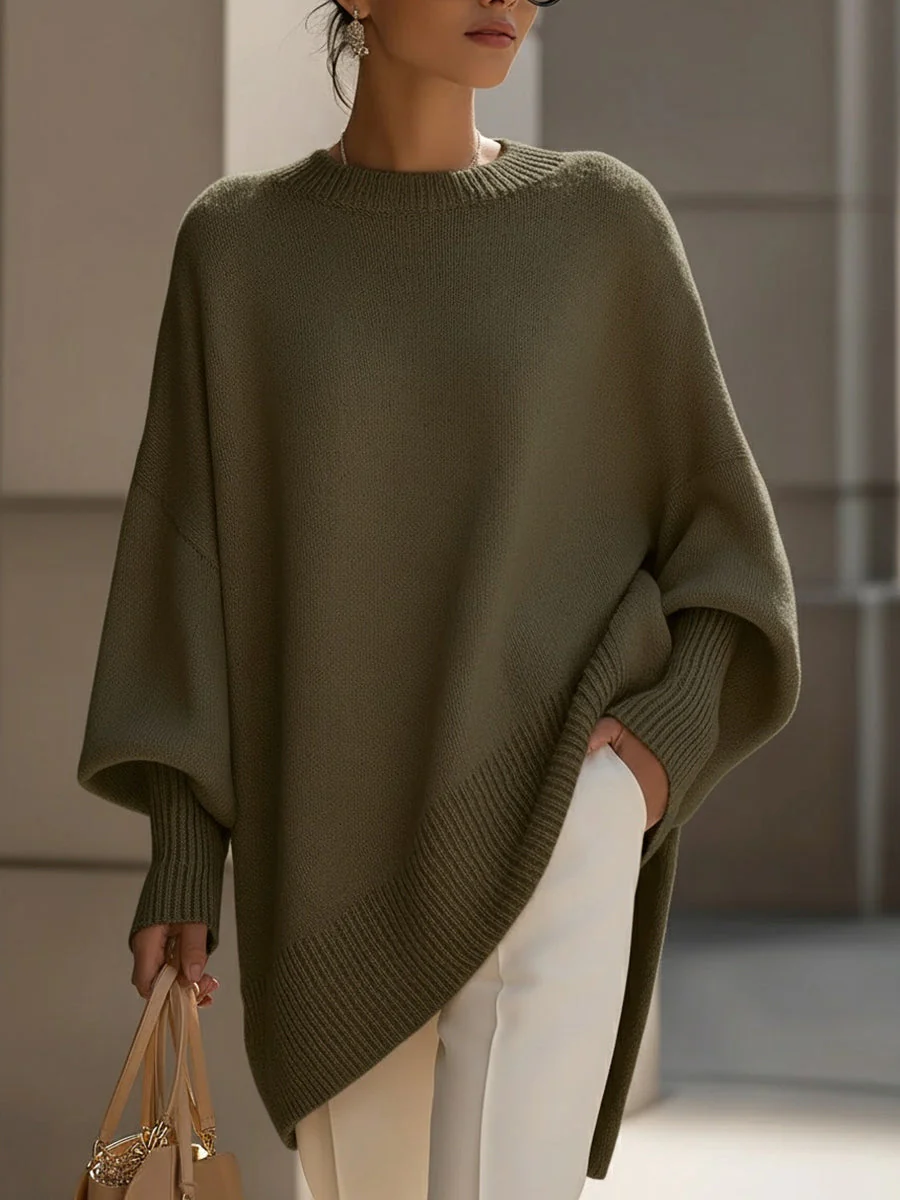 Elena – Elegantes Oversize-Strickponcho Damenoberteil - Image 11