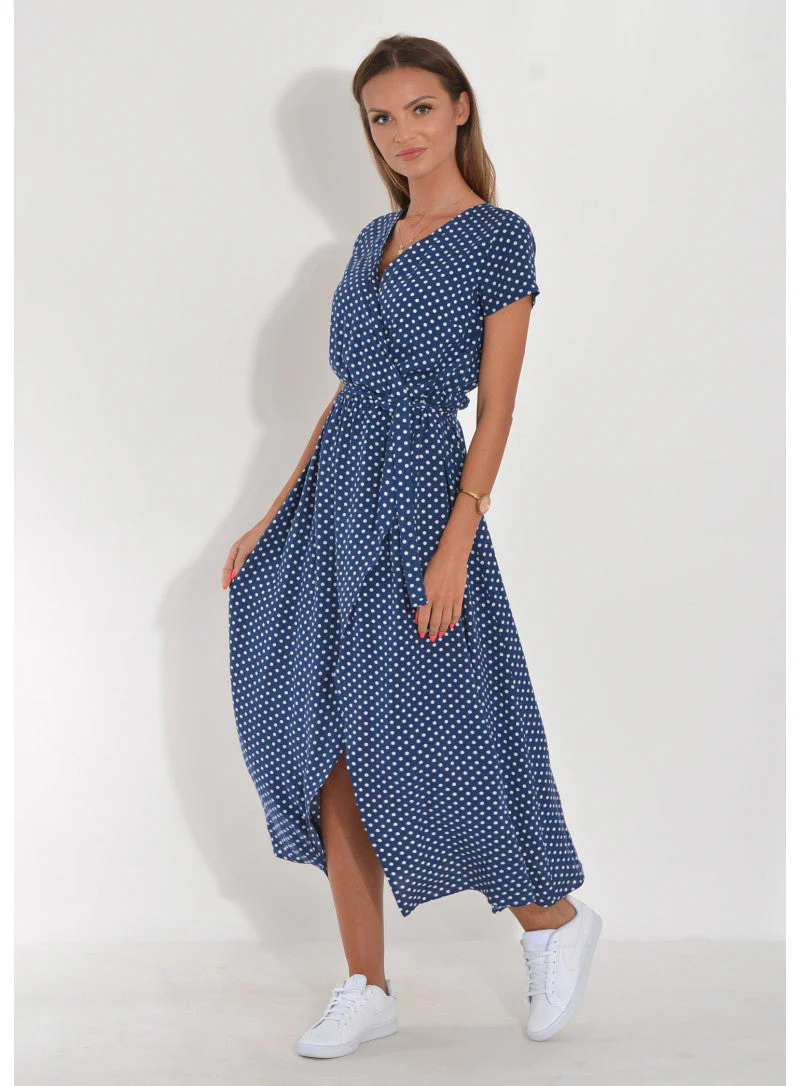 Elena – Wickeloptik Damen-Midikleid - Image 11