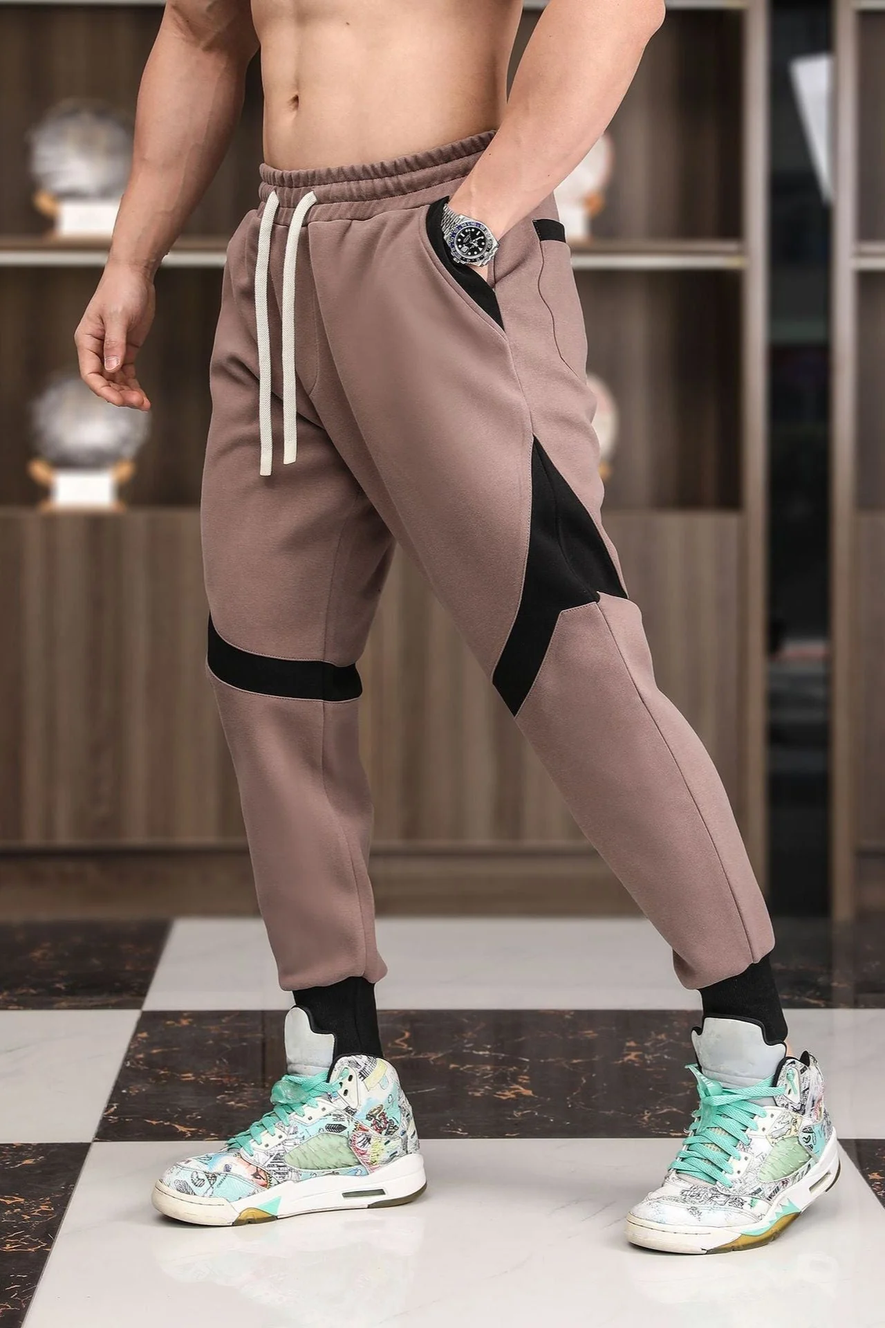 Elian | Farbblock Jogginghose - Image 6