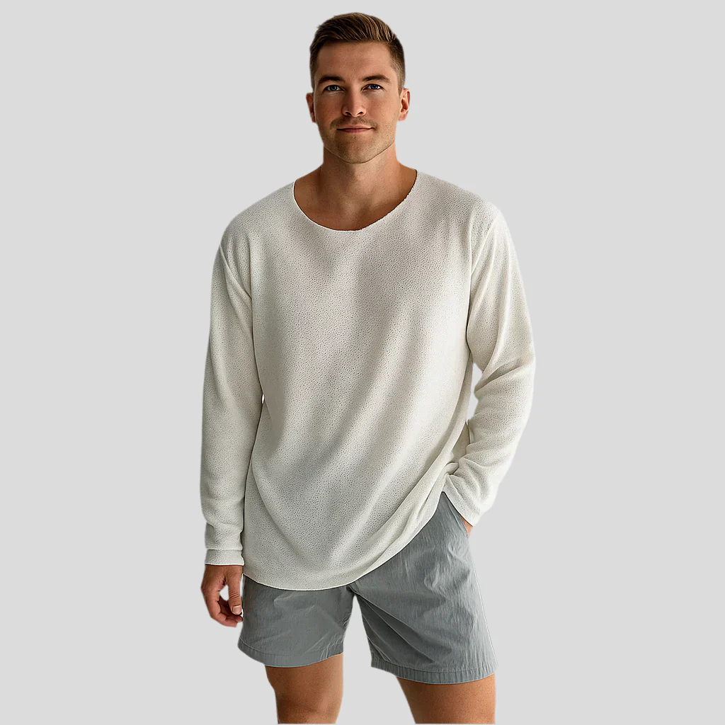 Elias – Herren Atmungsaktive Strickhemden für den Alltag - Image 2