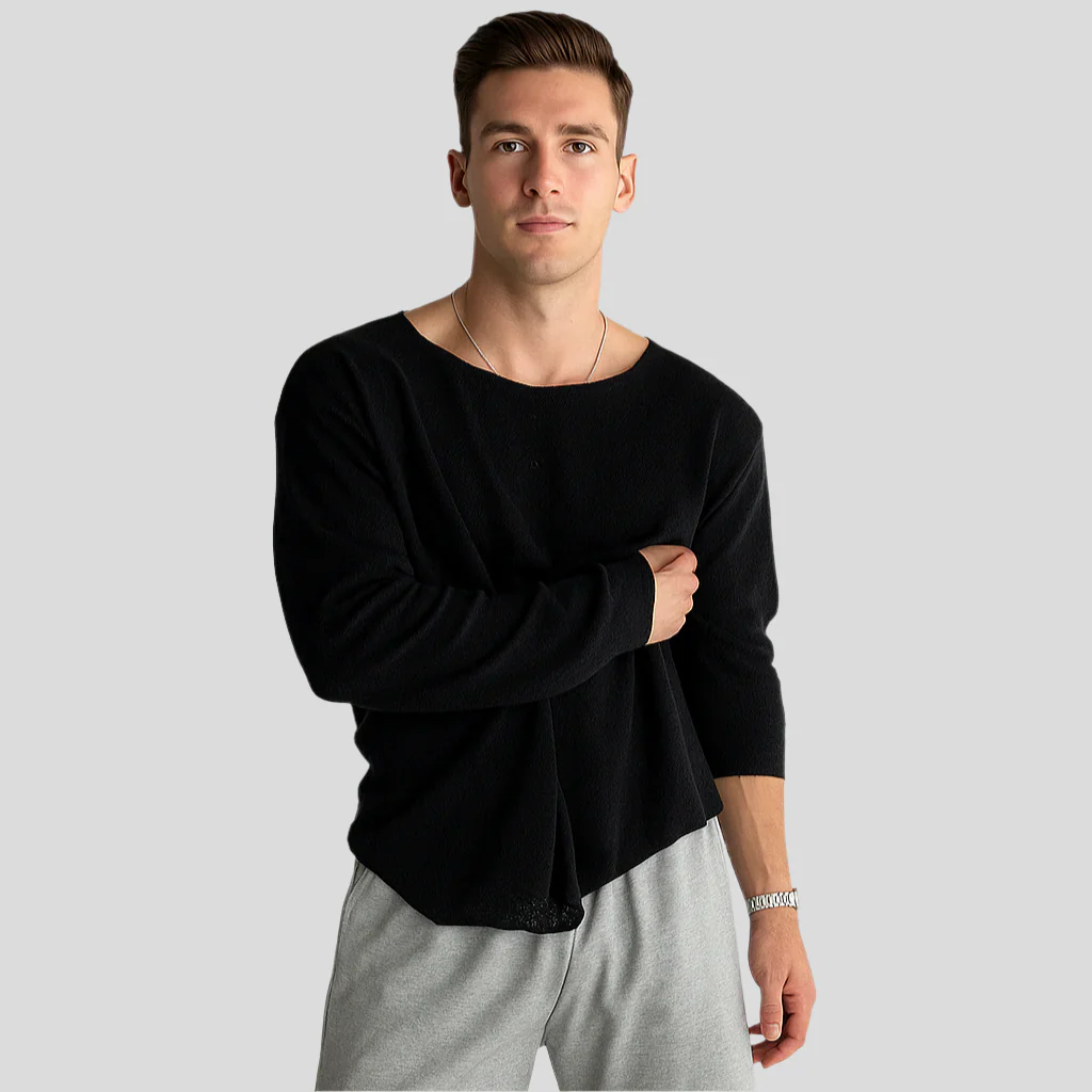Elias – Herren Atmungsaktive Strickhemden für den Alltag - Image 3