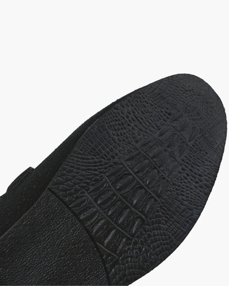 Elias | Lässig Herren-Loafer aus Wildleder mit edlem Metall-Detail - Image 3