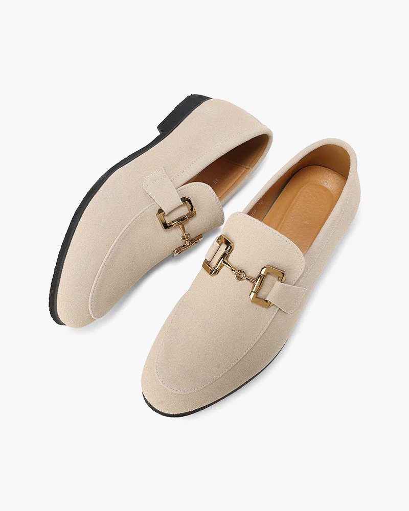 Elias | Lässig Herren-Loafer aus Wildleder mit edlem Metall-Detail - Image 6