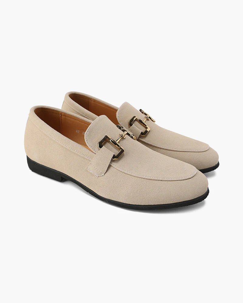 Elias | Lässig Herren-Loafer aus Wildleder mit edlem Metall-Detail - Image 9