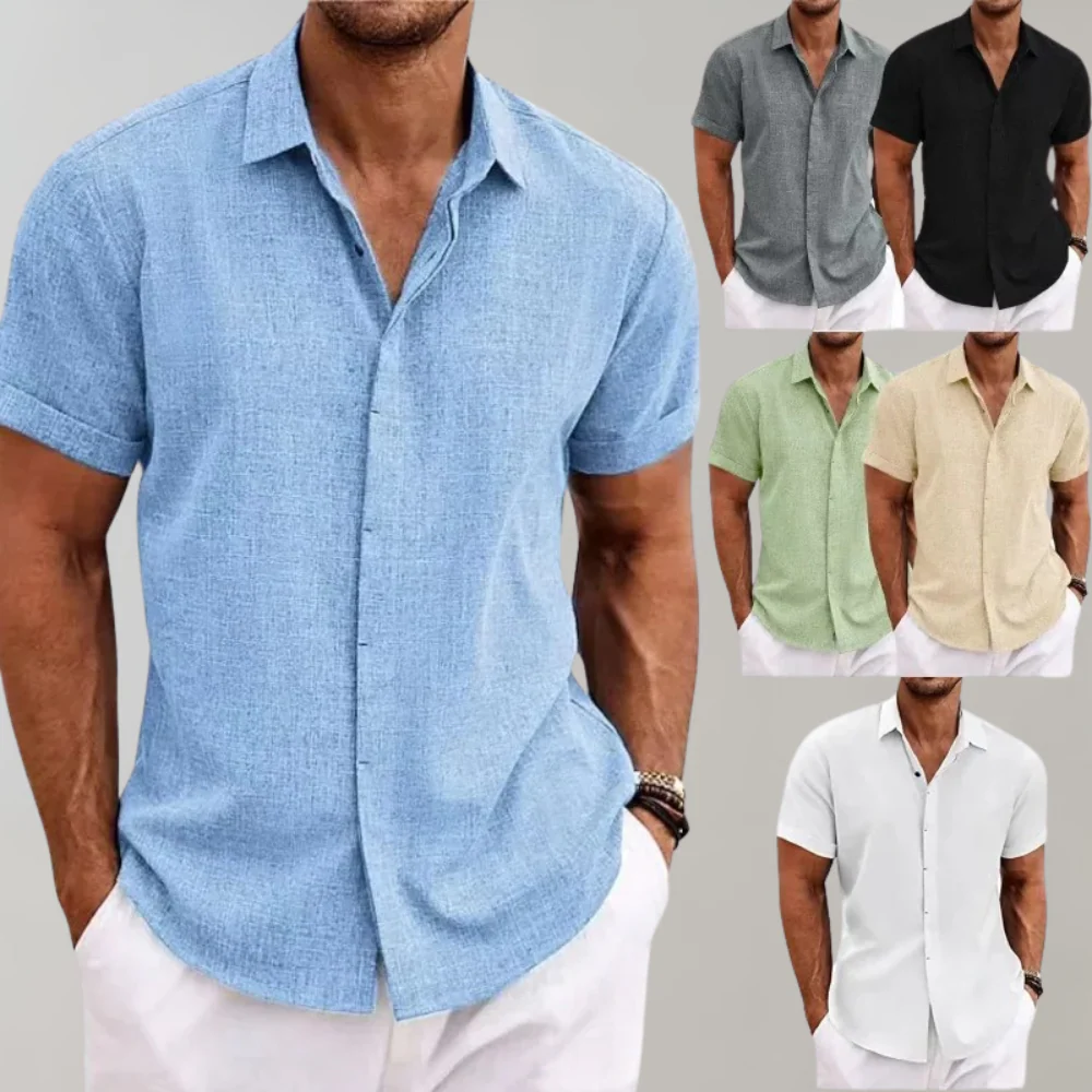 Elijah | Relaxed Fit Kurzarm Stylisches Sommerhemd - Image 2