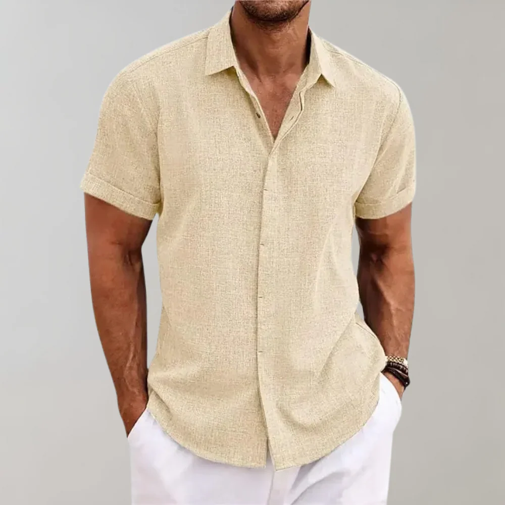 Elijah | Relaxed Fit Kurzarm Stylisches Sommerhemd - Image 5