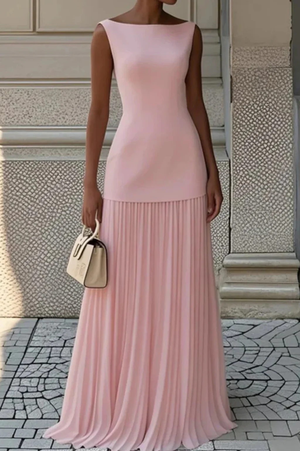Elina | Damen Elegantes Plissee Maxi Kleid Formell – Plissee Maxi Elegant 2026 - Image 3