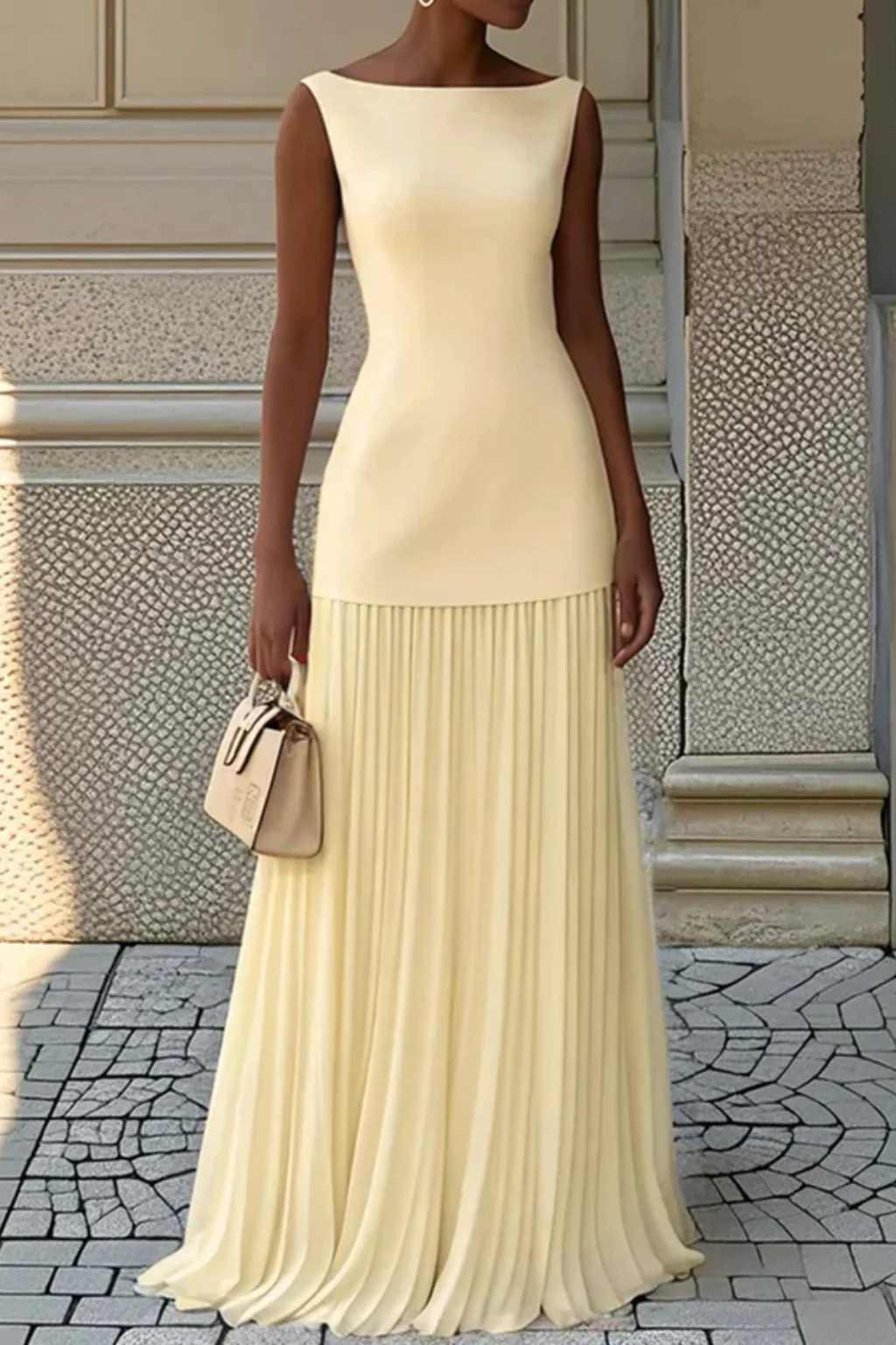 Elina | Damen Elegantes Plissee Maxi Kleid Formell – Plissee Maxi Elegant 2026 - Image 5