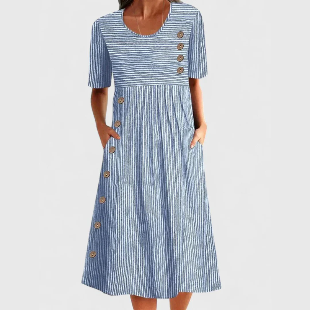 Eline – Stilvolles, lässiges Midikleid - Image 2
