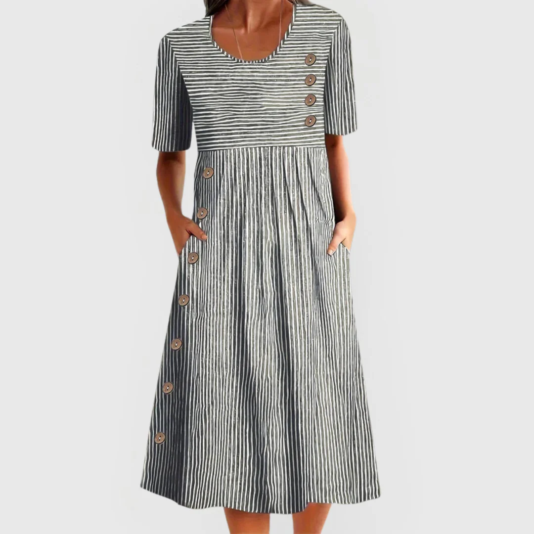 Eline – Stilvolles, lässiges Midikleid - Image 3