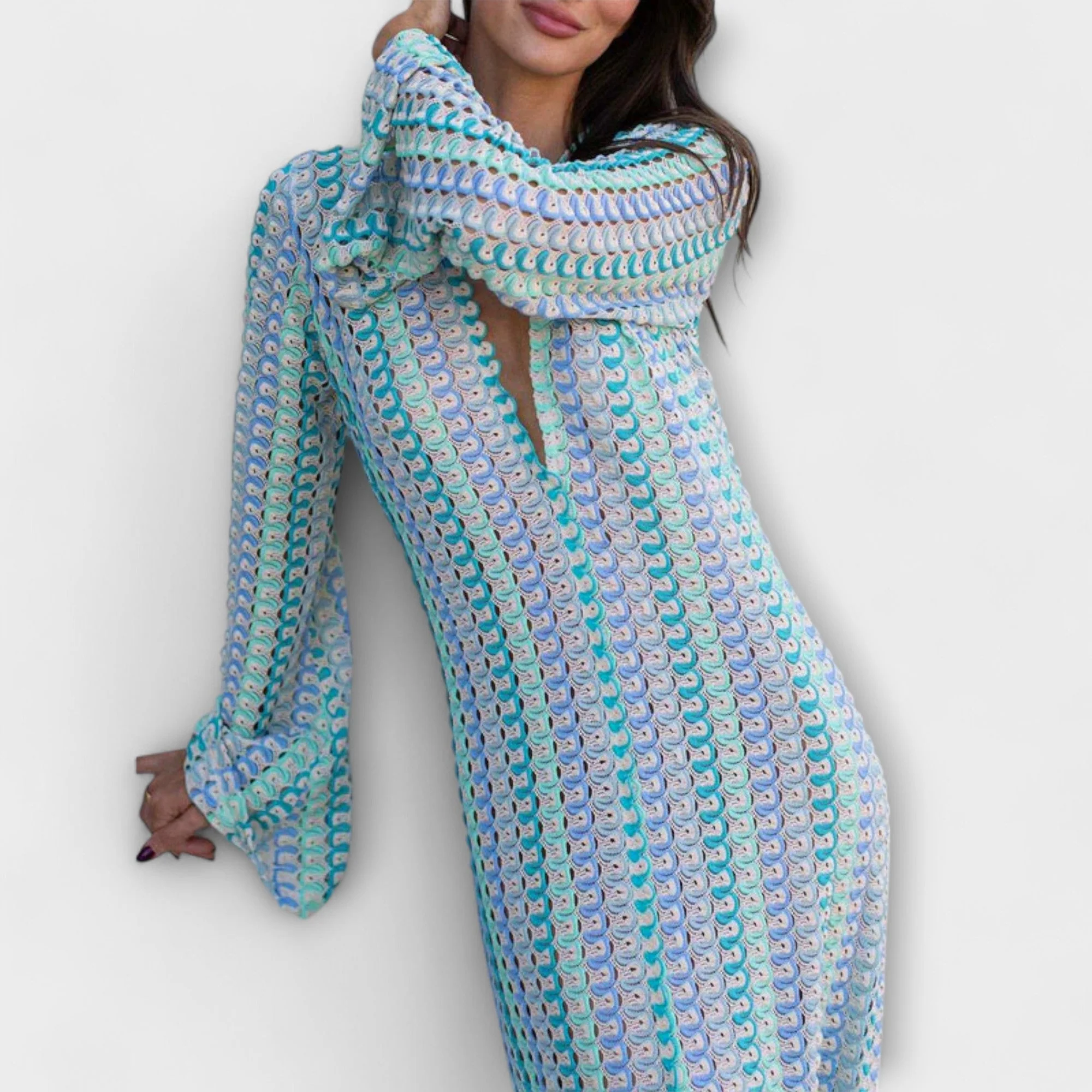 Eliora – Maxikleid mit V-Ausschnitt und Urlaubsflair - Image 11