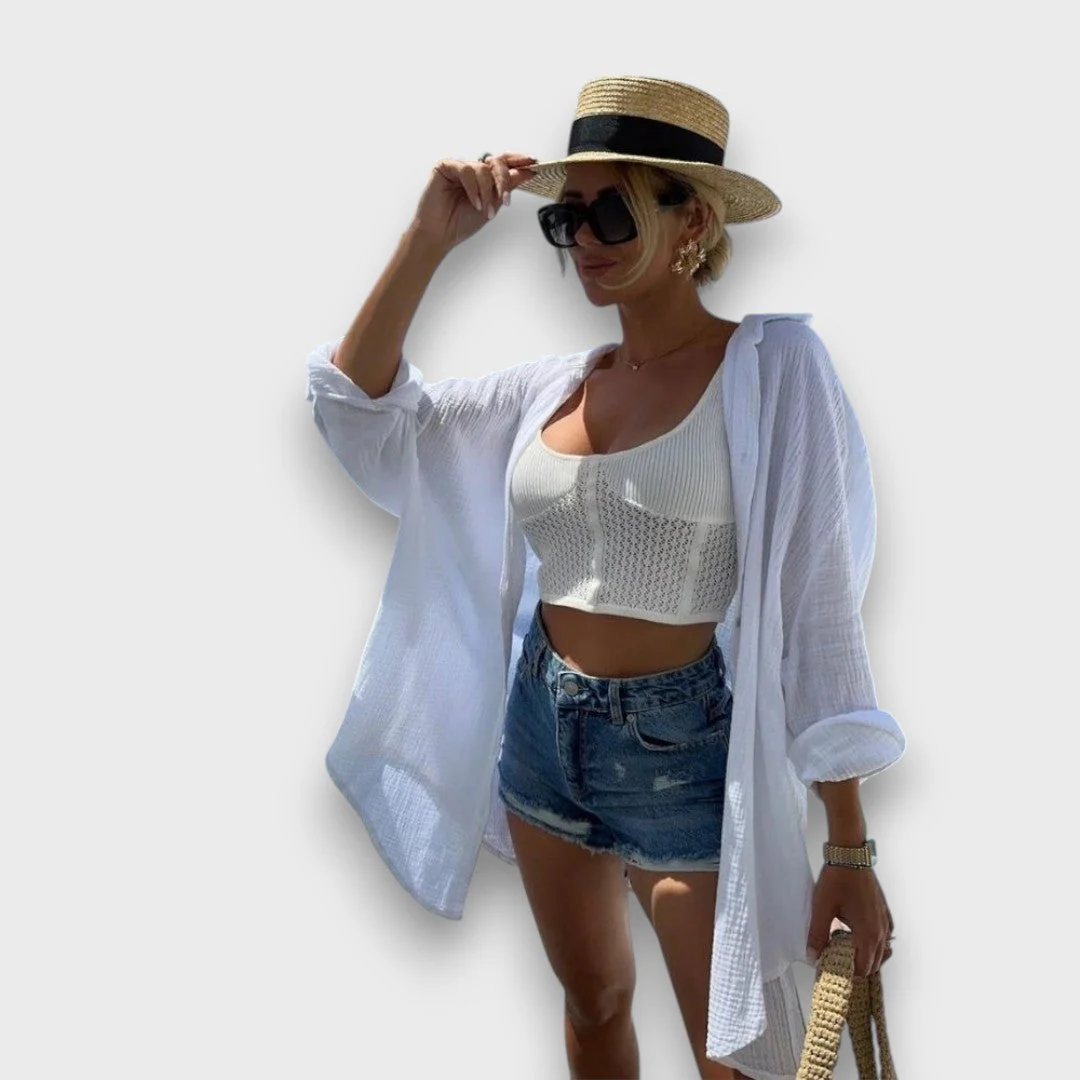Elira – Oversize-Hemd mit Paillettenstickerei - Image 3