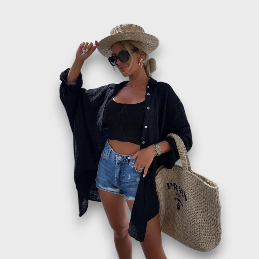 Elira – Oversize-Hemd mit Paillettenstickerei - Image 4