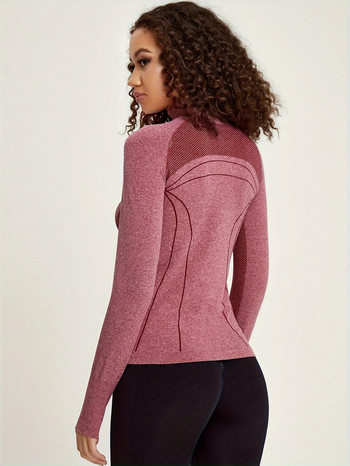 Elisa | Nahtlose Sportjacke mit Reißverschluss - Image 2