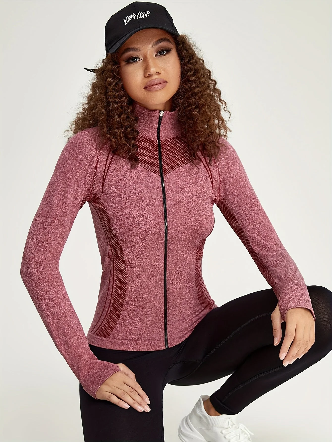 Elisa | Nahtlose Sportjacke mit Reißverschluss - Image 3