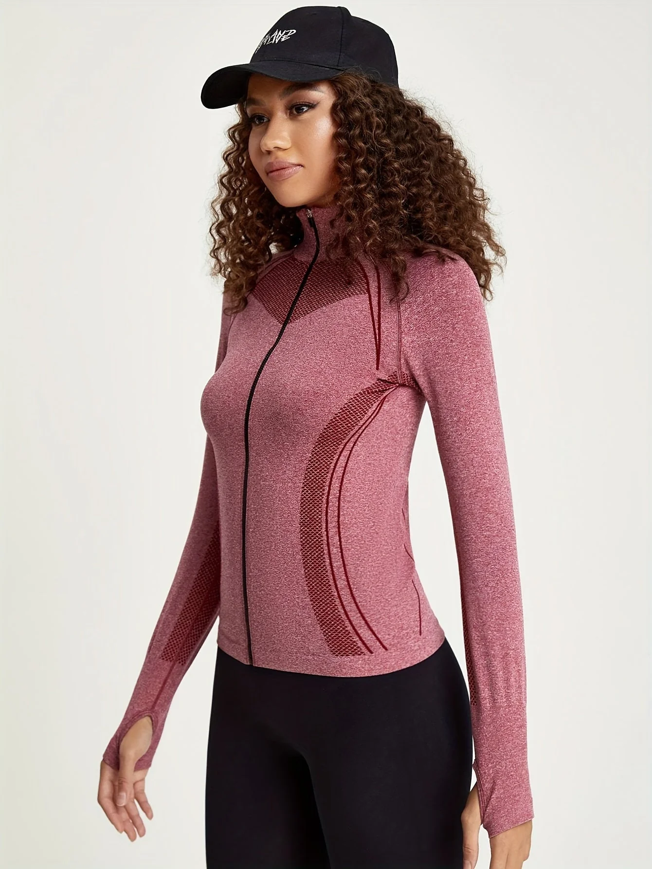 Elisa | Nahtlose Sportjacke mit Reißverschluss - Image 4