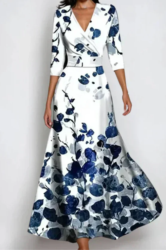 Elisa - Stilvolles Wickelkleid mit floralen Motiven - Image 2