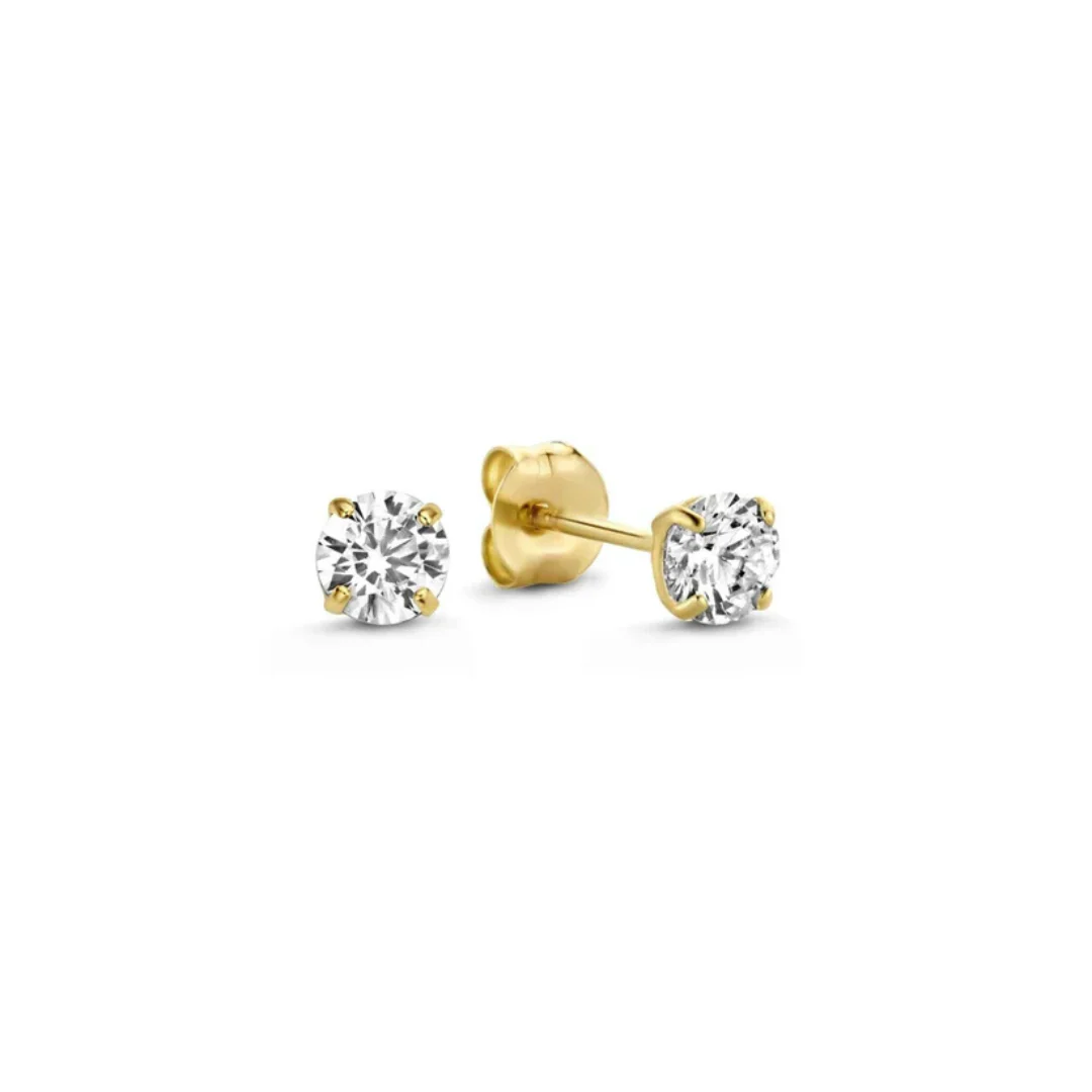 Elisabeth - Goldene Duo-Creolen - Image 4