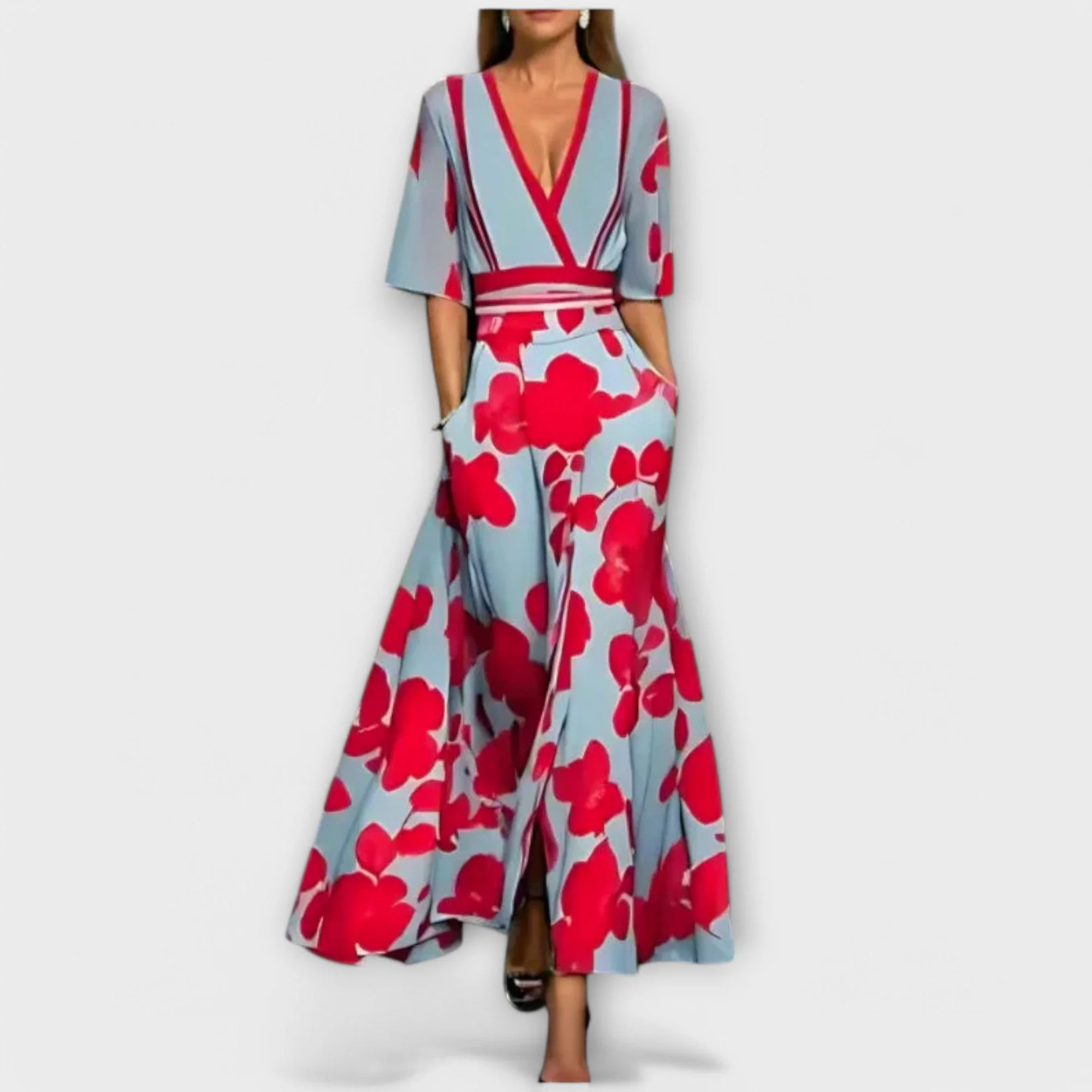 Elise - Elegantes Blumen-Minikleid - Image 2