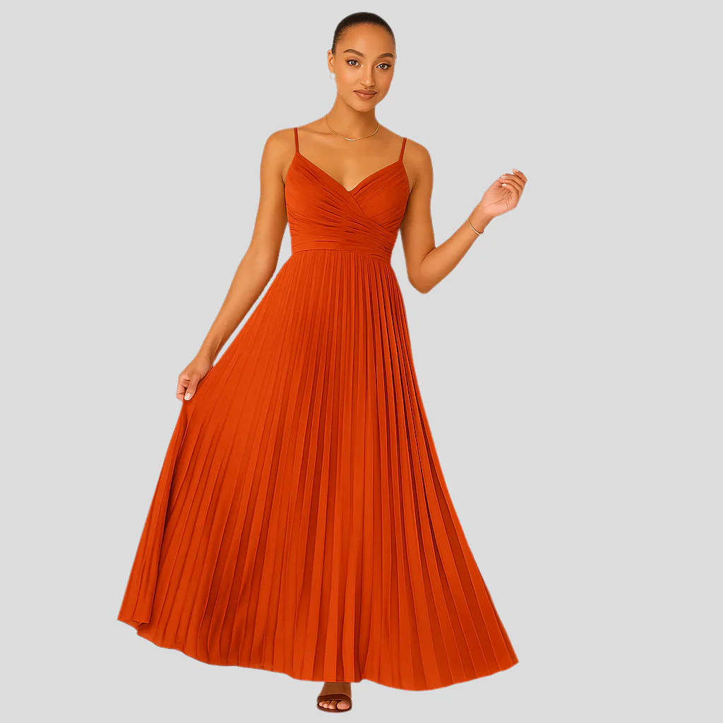 Elise – Plissierter Midikleid für elegante Anlässe - Image 2