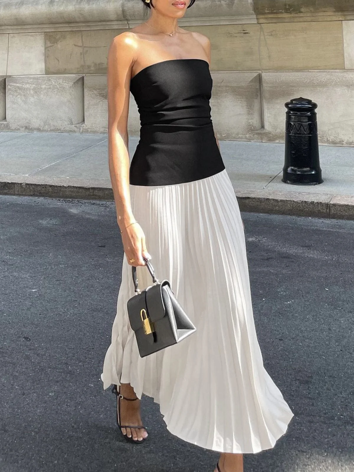 Elise | Stilvolles Bustier-Top & Fließender Maxi-Rock für einen edlen Look - Image 9