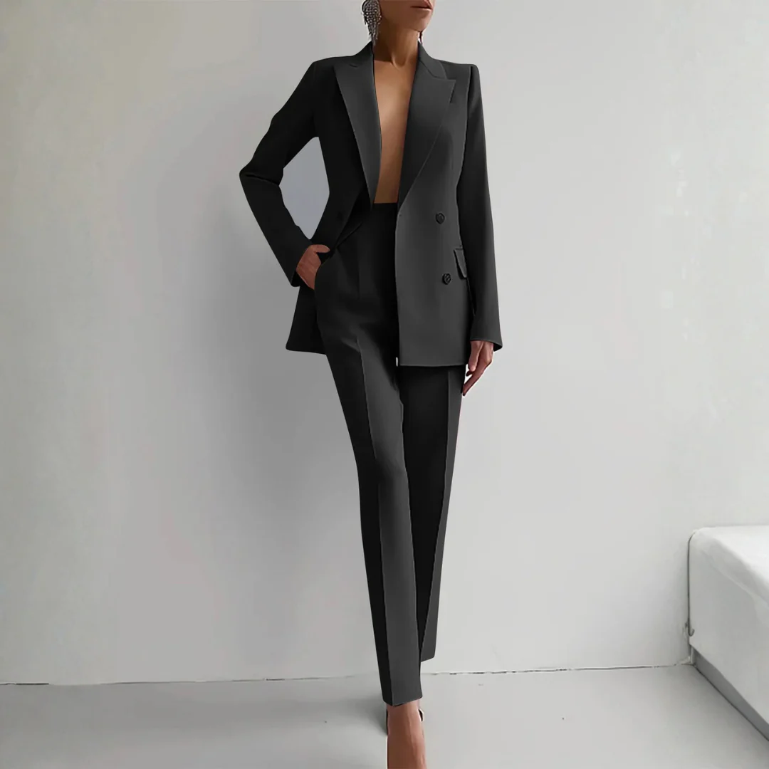 Elke | Damen Zweiteiler Blazer Hosen Set - Image 5