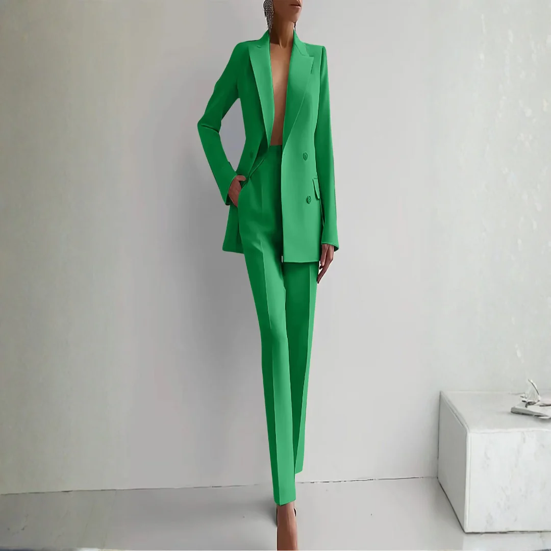 Elke | Damen Zweiteiler Blazer Hosen Set - Image 6