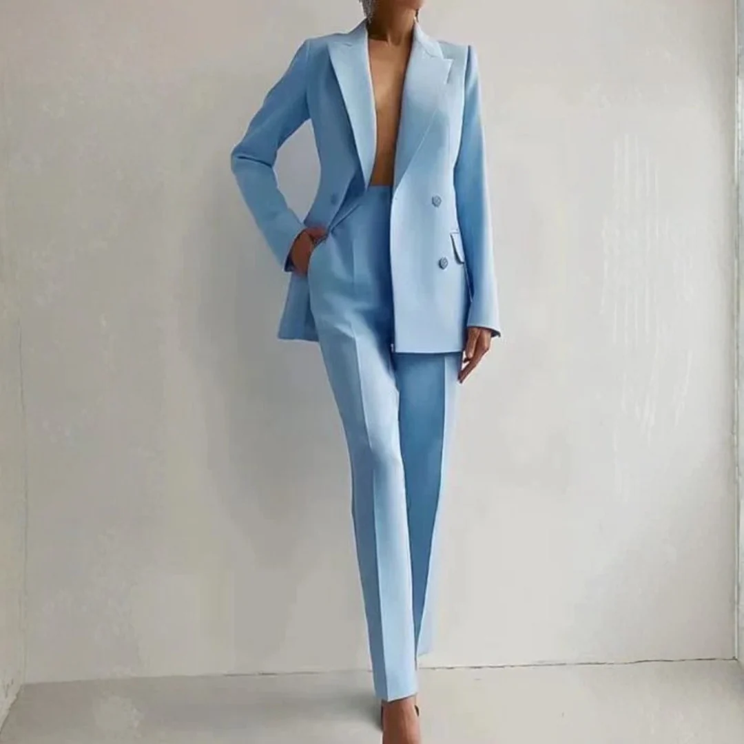 Elke | Damen Zweiteiler Blazer Hosen Set - Image 7