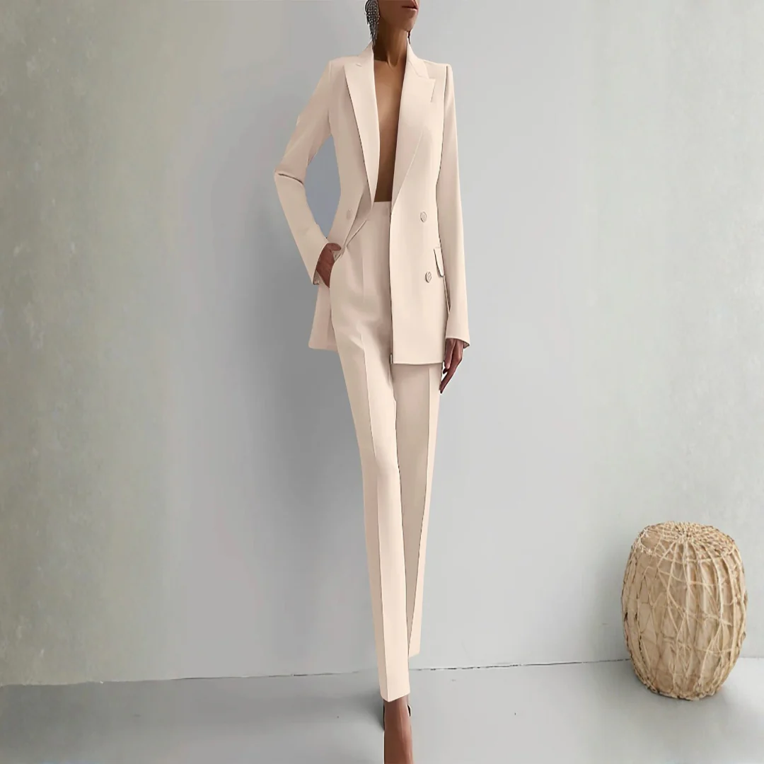 Elke | Damen Zweiteiler Blazer Hosen Set - Image 8
