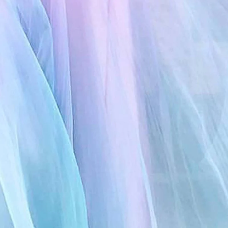 Ellie- Damen Langes Tüllkleid mit fließendem Rock - Image 2