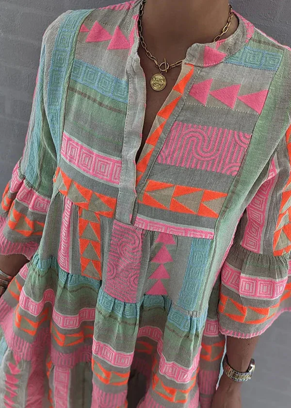 Ellie | Luftiges Baumwoll-Hanf Sommerkleid - Image 3