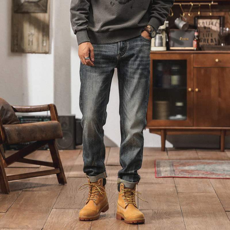 Elliott | Retro Slim Fit Stretch-Jeans - Image 2