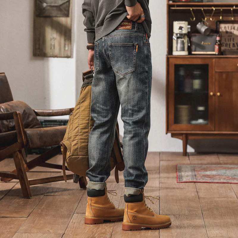 Elliott | Retro Slim Fit Stretch-Jeans - Image 3