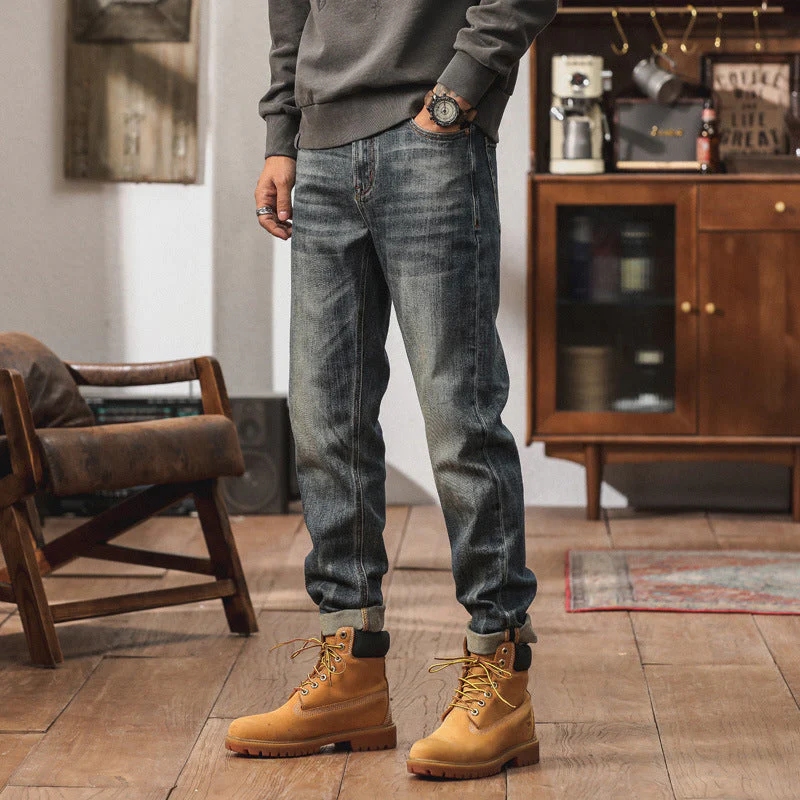 Elliott | Retro Slim Fit Stretch-Jeans - Image 6