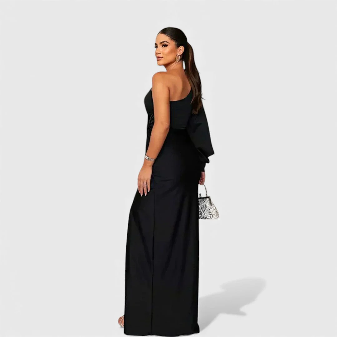 Ellivia - Weiches One-Shoulder-Abendkleid - Image 2