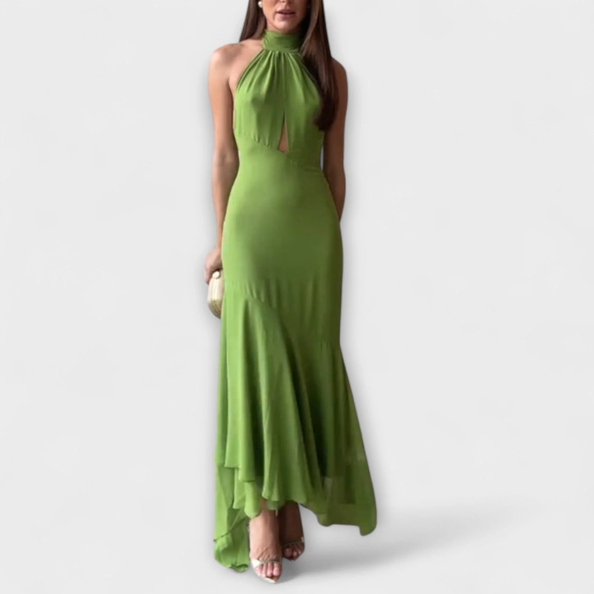 Elodie - Schickes asymmetrisches Maxikleid - Image 4