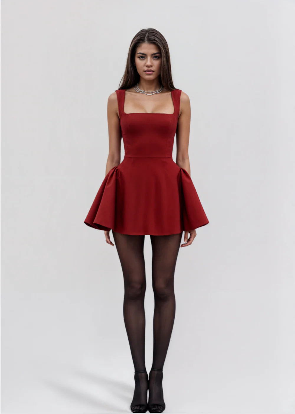 Eloise | Rouge Minikleid - Image 3