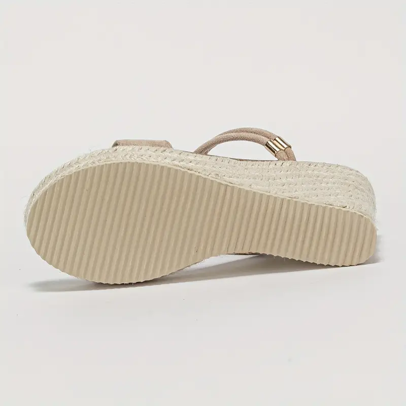 Elowen – Espadrille-Keilsandalen mit Wildlederriemen - Image 4