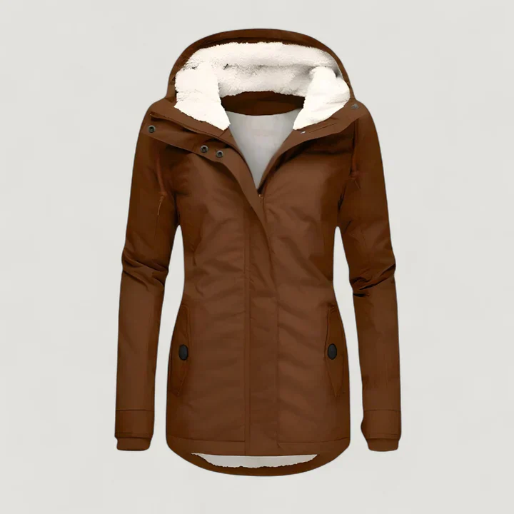 Elva | Warme Damenjacke mit Kapuze - Image 3