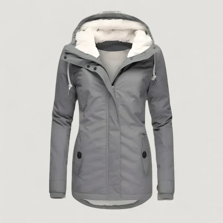 Elva | Warme Damenjacke mit Kapuze - Image 6