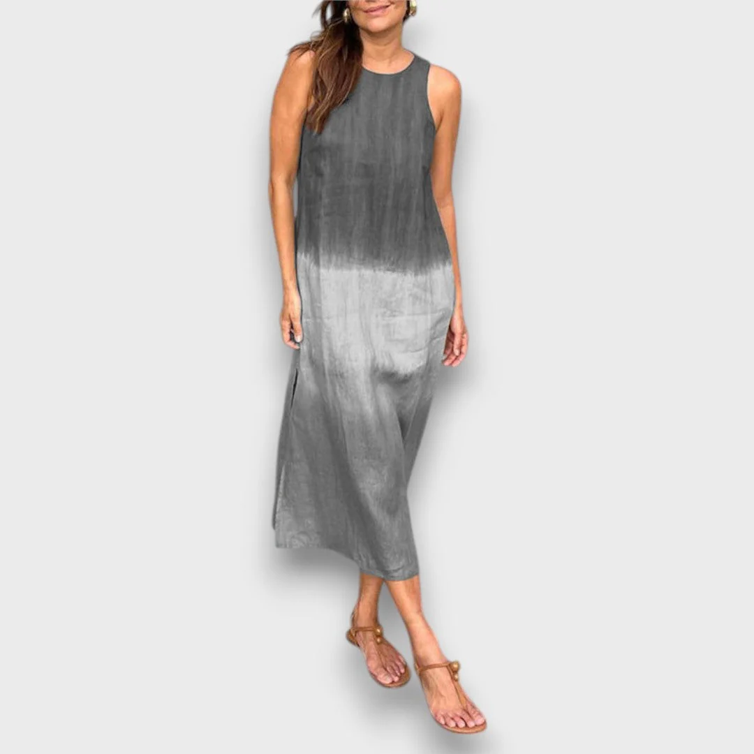 Elvani – Midikleid im sanften Farbverlauf - Image 2