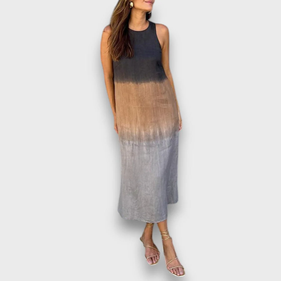 Elvani – Midikleid im sanften Farbverlauf - Image 3