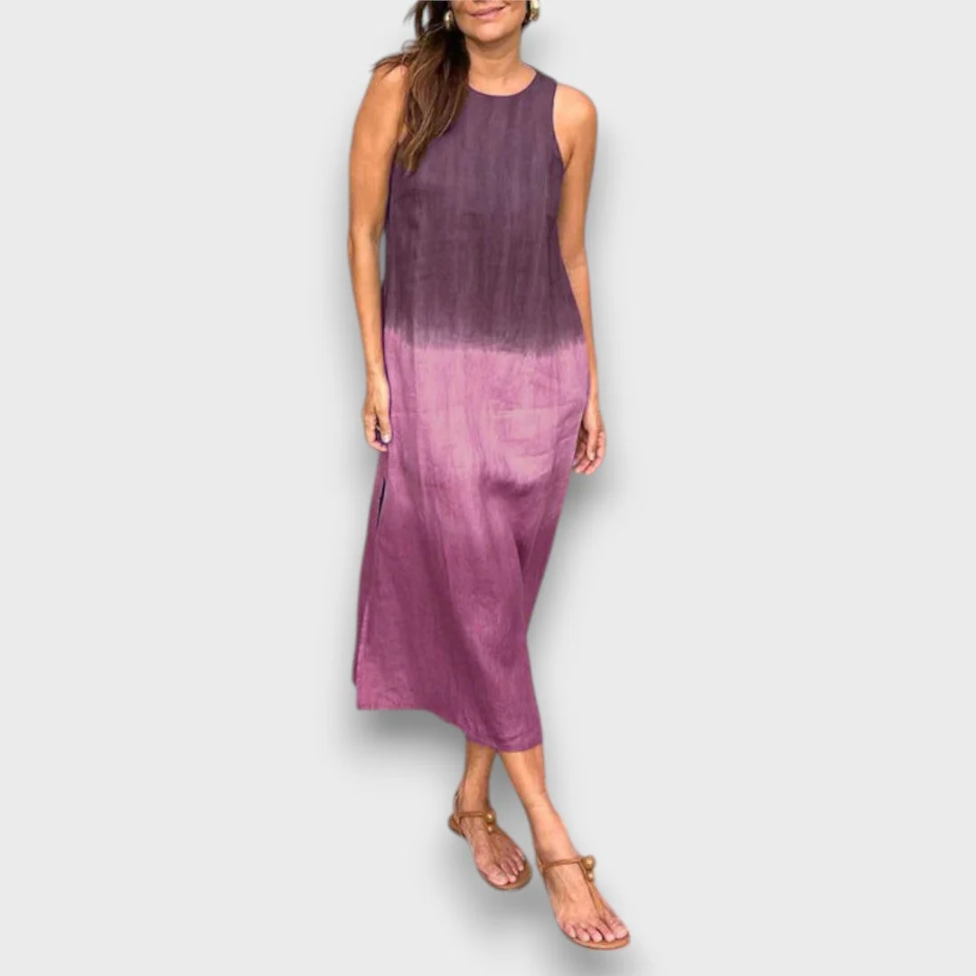 Elvani – Midikleid im sanften Farbverlauf - Image 7