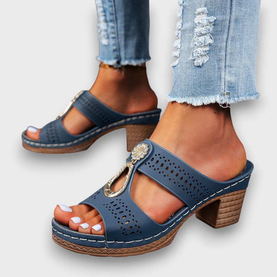 Elvanna – Elegante Sommerschuhe mit Schmuckdetail - Image 6